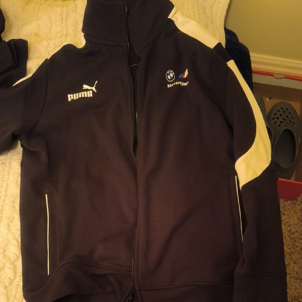 Puma Black and White Motorsport Jacket